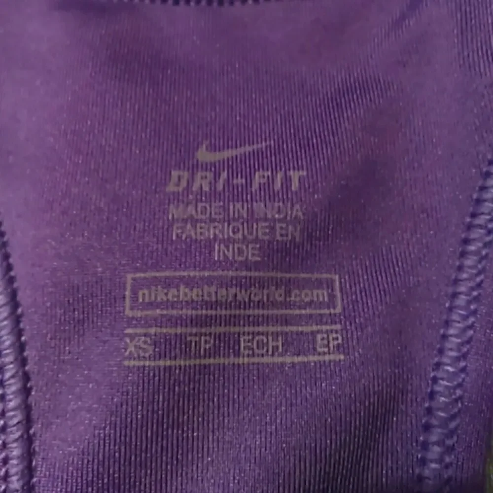 Nike Dri-Fit Sports Bra Purple/White XS Like‎ New!  FINAL PRICE